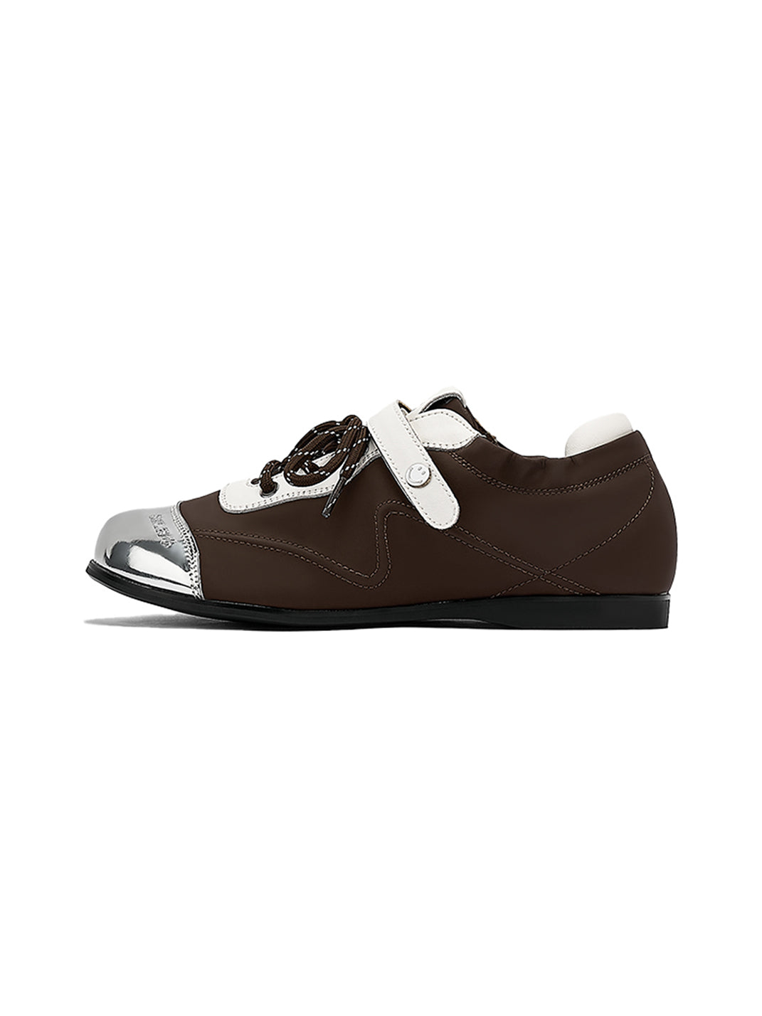 SMILEY | Ballet Flats Round Toe Shoes-Brown - PSYLOS 1, SMILEY | Ballet Flats Round Toe Shoes-Brown, Retro Trainers, SMILEY, PSYLOS 1